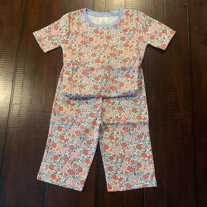 Mini Boden Floral Pajama Set